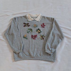 Vintage Collared Sweatshirt